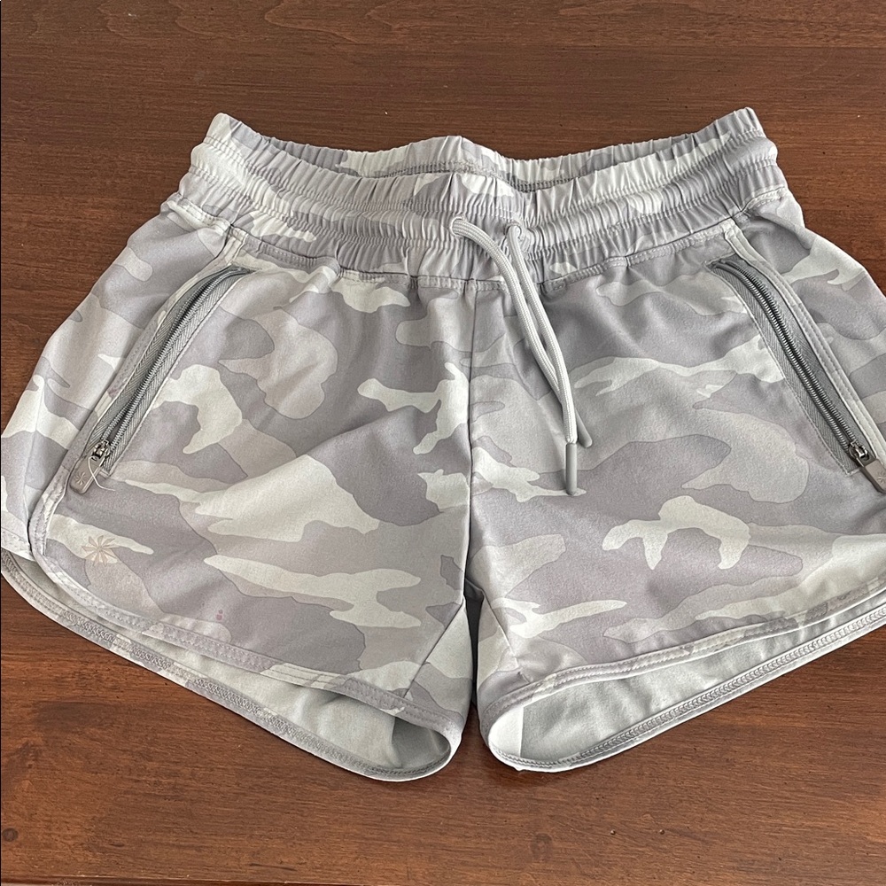 Gray Camouflage Women's Shorts